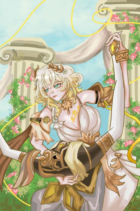 Aglaea Drawing with Garmentmaker (Honkai: Star Rail) Aglaea Drawing with Garmentmaker (Honkai: Star Rail)